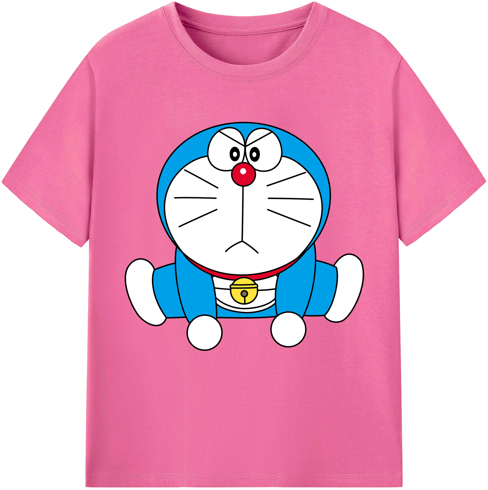 （画像用） ドラえもん Doraemon レディースカジュアルプリントTシャツ（綿100％）